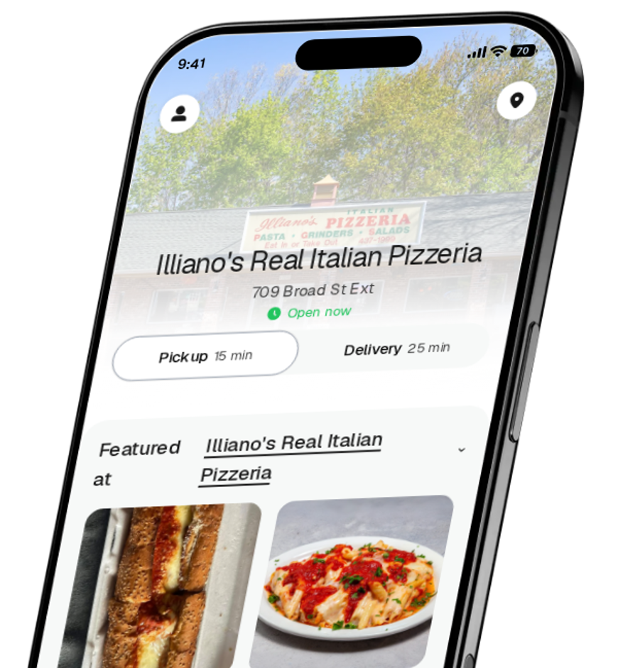 Illiano's Real Italian Pizzeria app preview
